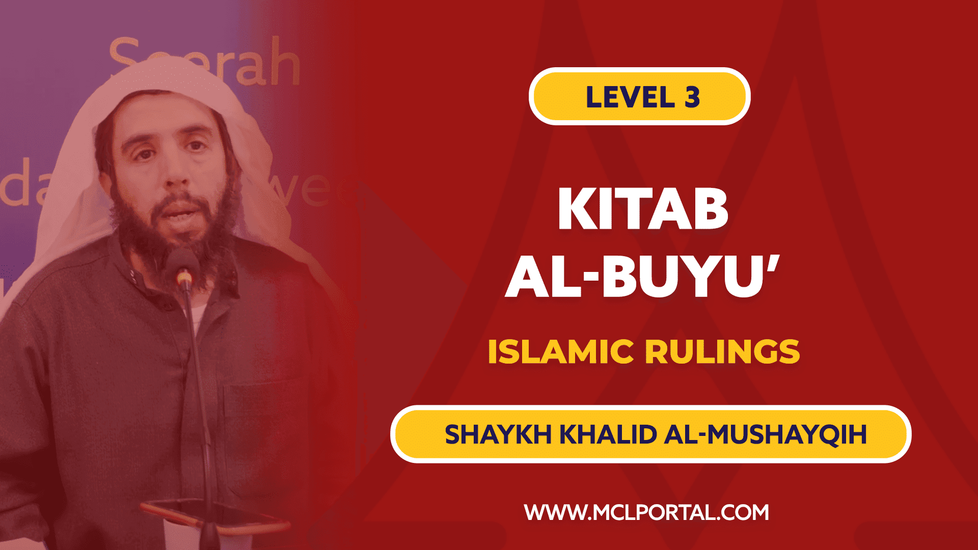 L3 | Islamic Business & Trade Laws (Kitab Al Buyu')| Shaykh Khalid Al Mushayqih
